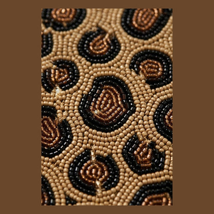 hand beaded detail