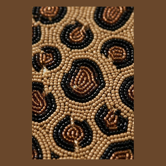hand beaded detail