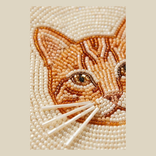 hand beaded detail