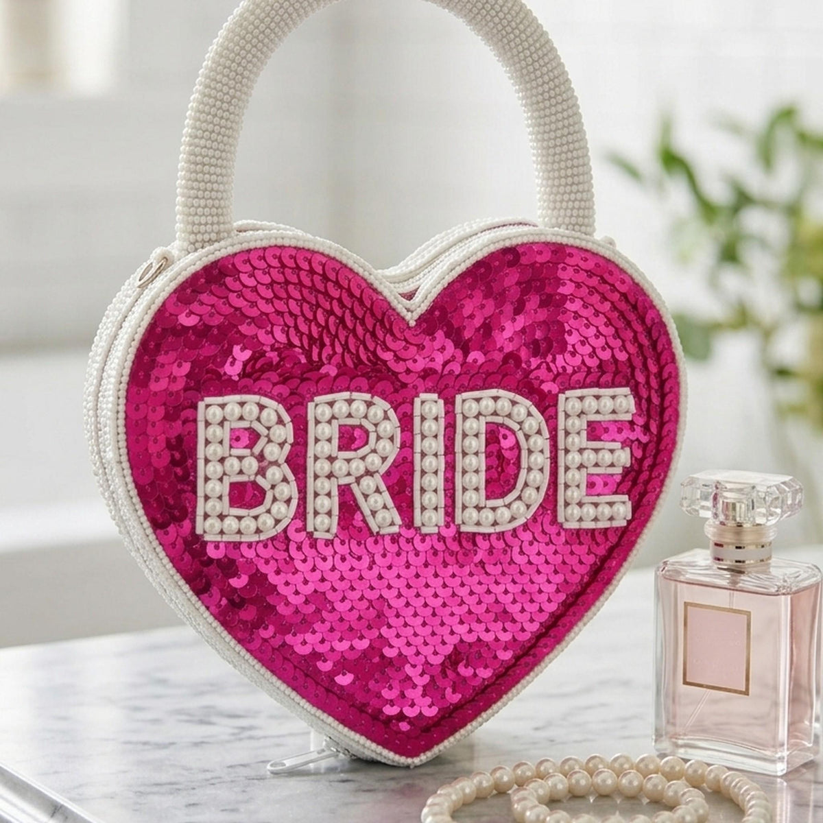 bride hot pink lifestyle