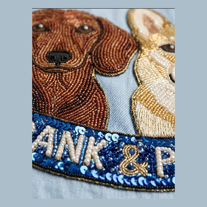 hand beaded detail