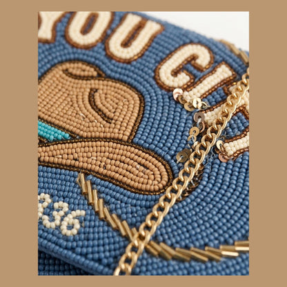 hand beaded detail