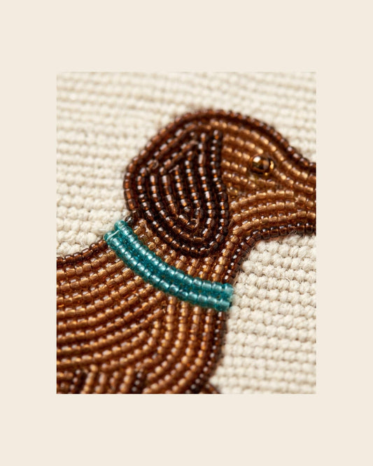 hand beaded detail