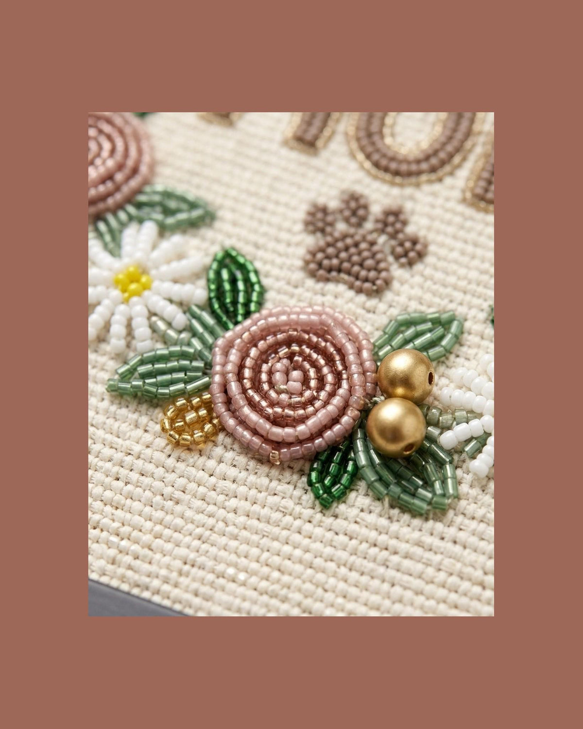 hand beaded detail