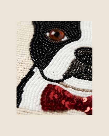 hand beaded detail