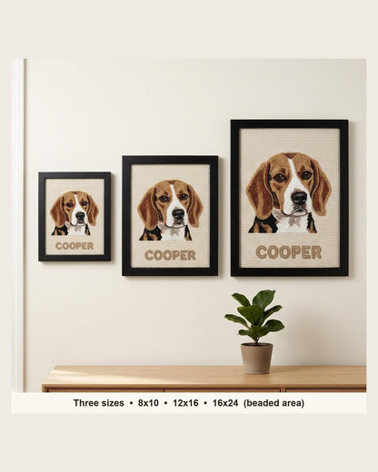 three sizes on the wall
