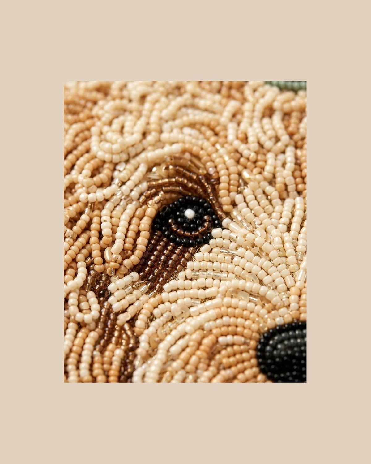 hand beaded detail