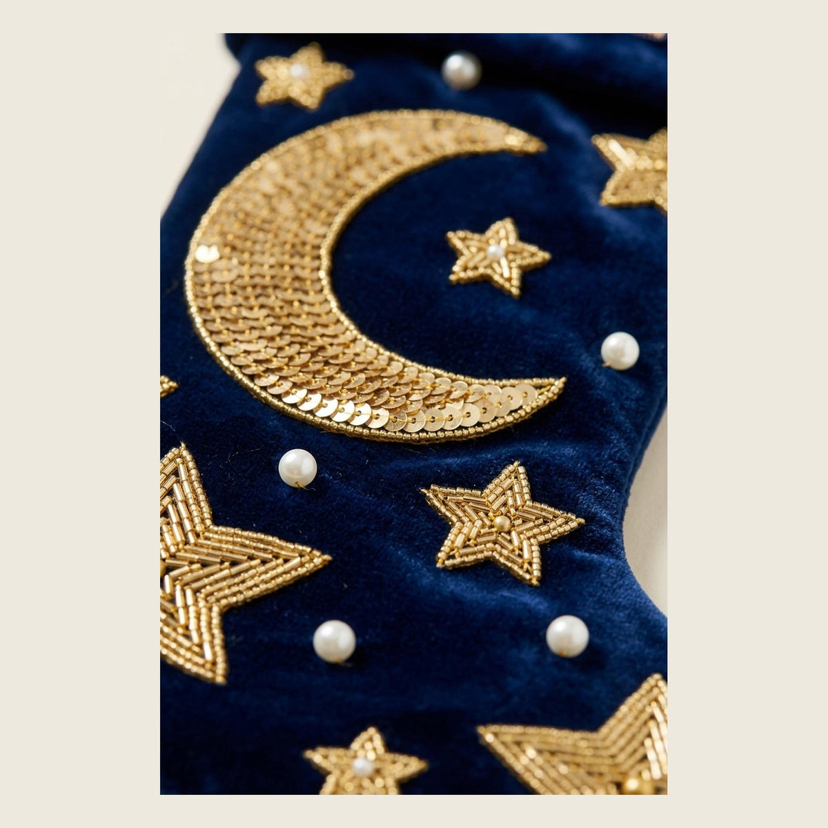 hand beaded detail