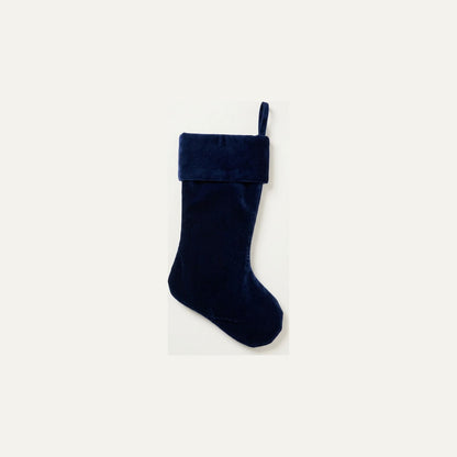 Back of the stocking, plain velvet