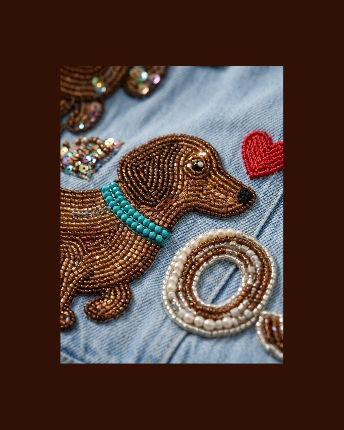 hand beaded detail