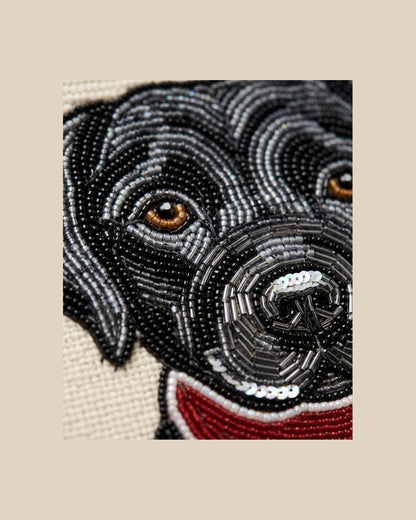hand beaded detail