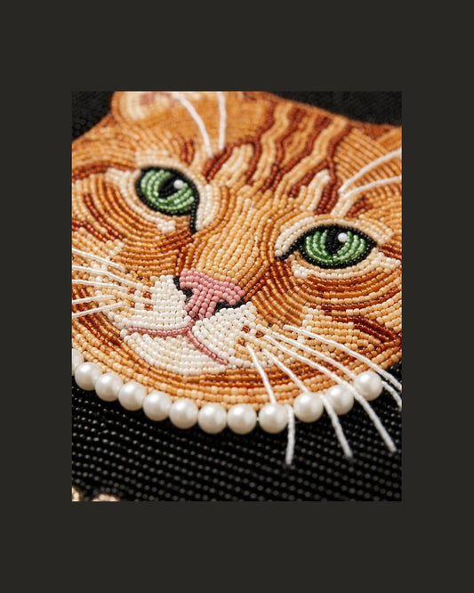 hand beaded detail