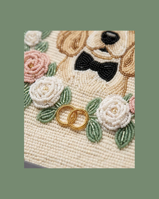 hand beaded detail