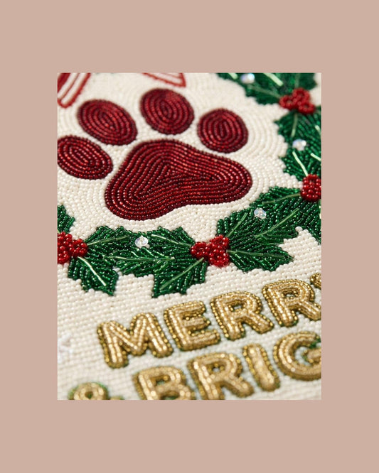 hand beaded detail