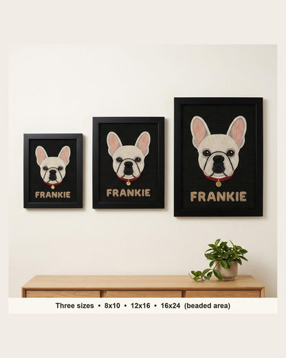 three sizes on the wall