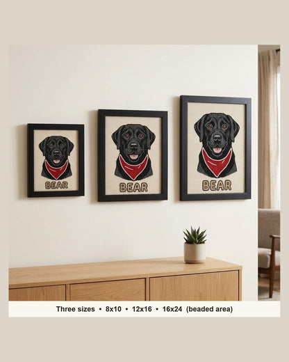 three sizes on the wall