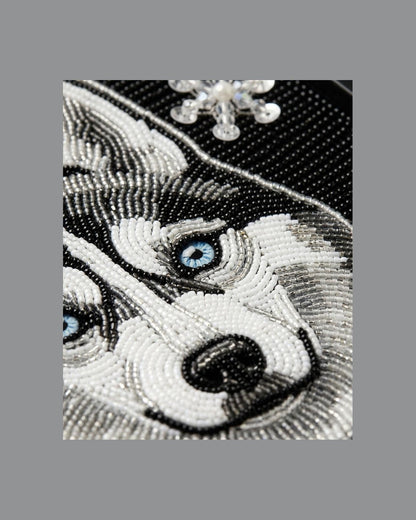 hand beaded detail