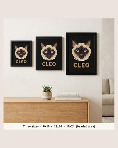 three sizes on the wall