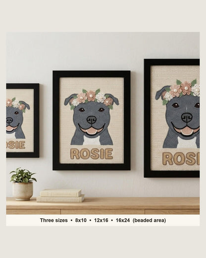three sizes on the wall
