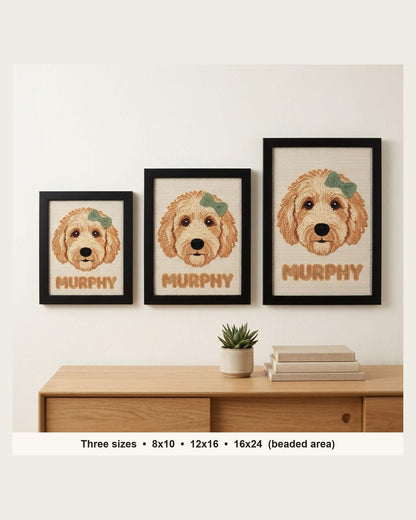 three sizes on the wall