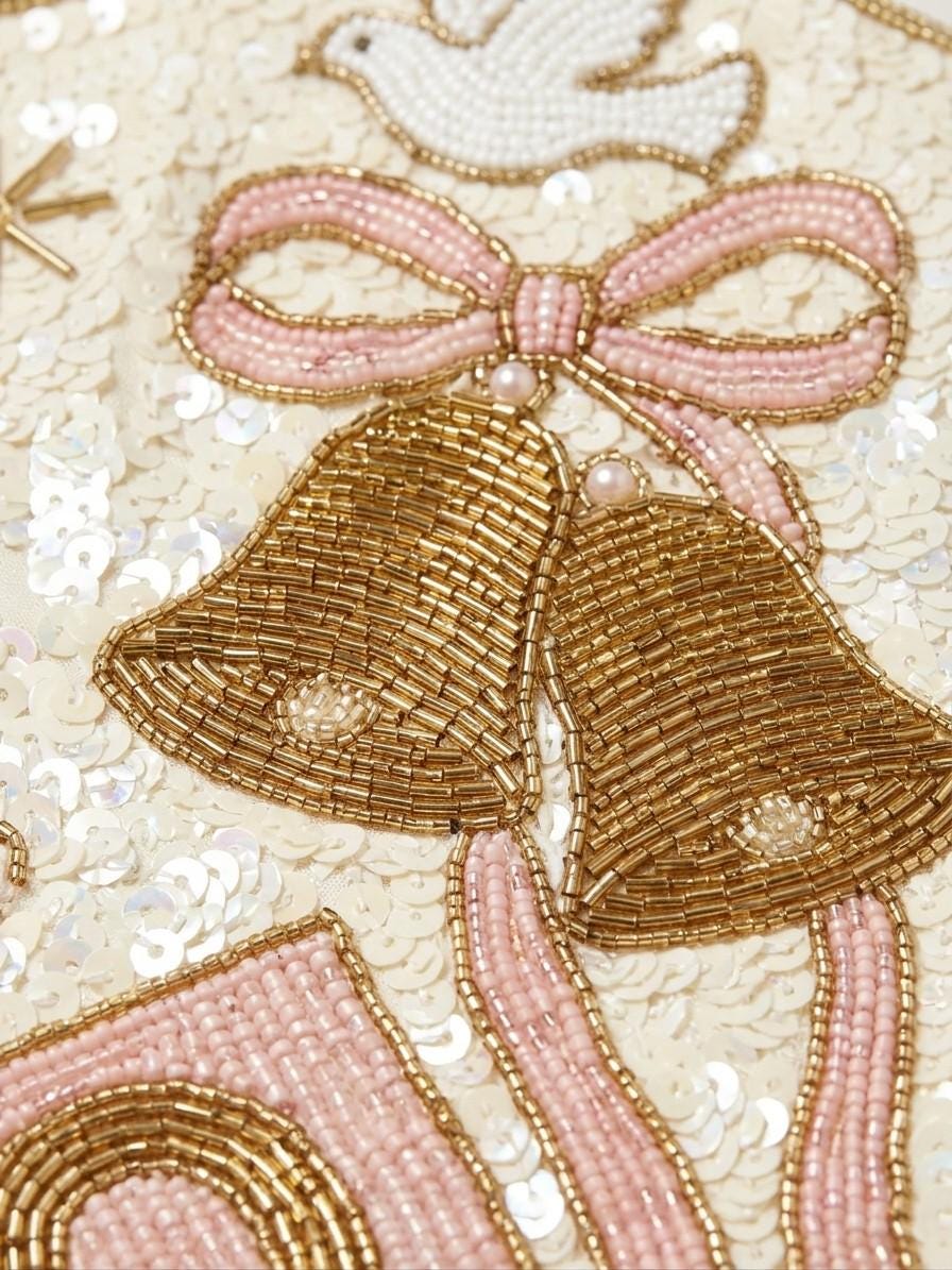 I Do beadwork close-up