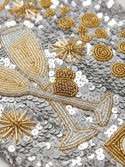 Cheers beadwork close-up