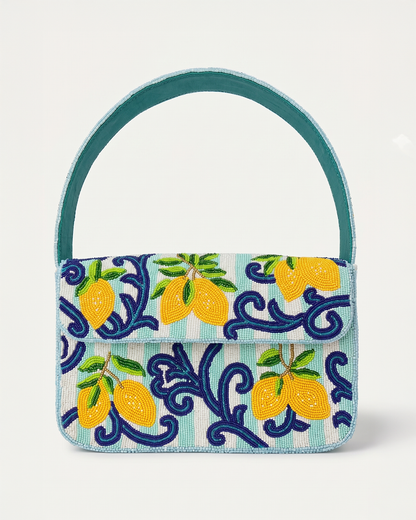 Blue Lemon Luxe Clutch