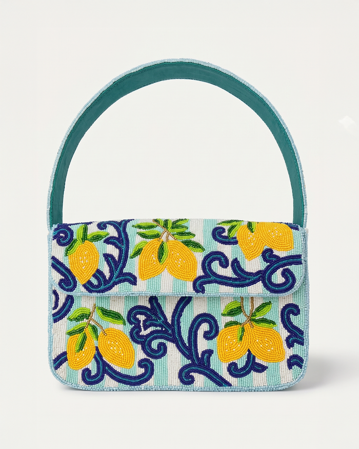 Blue Lemon Luxe Clutch