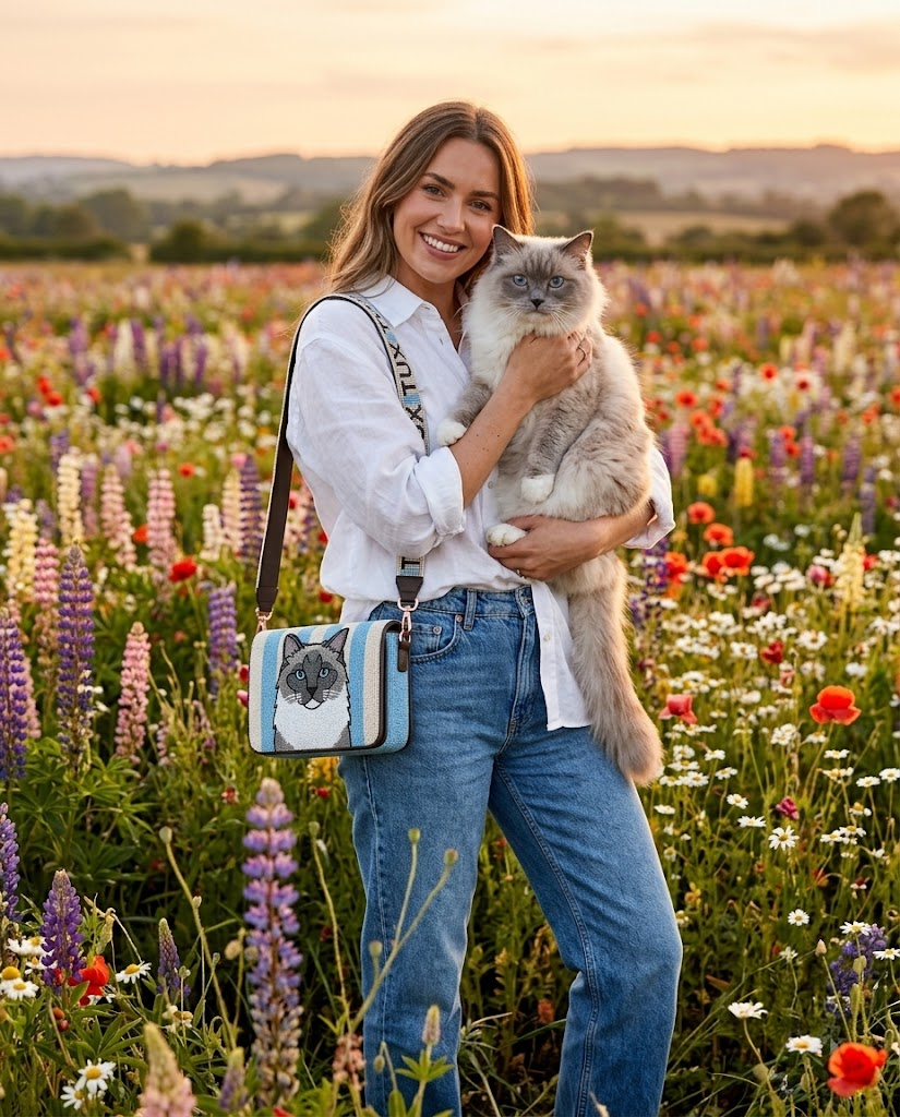 Custom Pet Beaded Purse