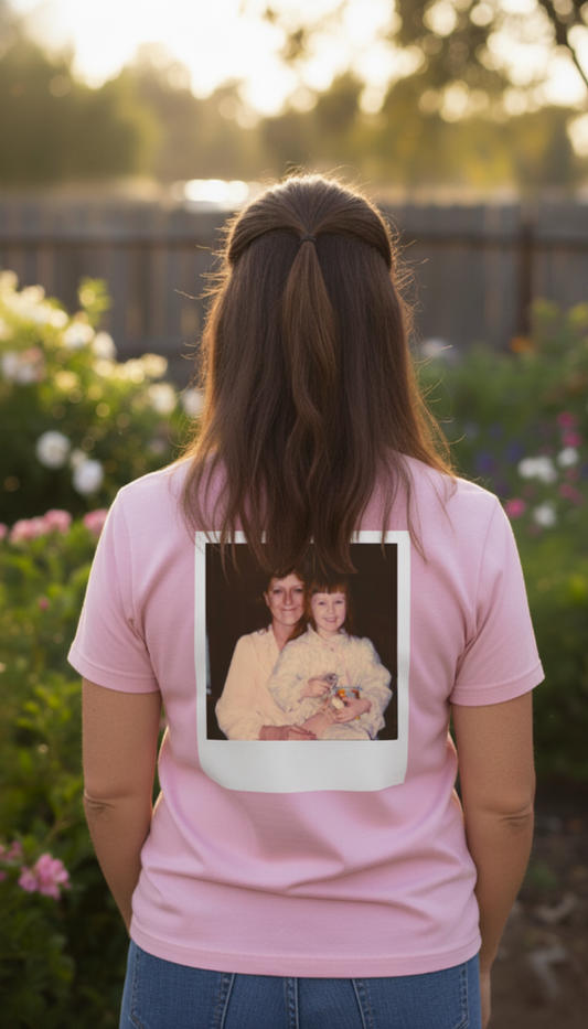 Custom Mom Est. Year Photo Shirt
