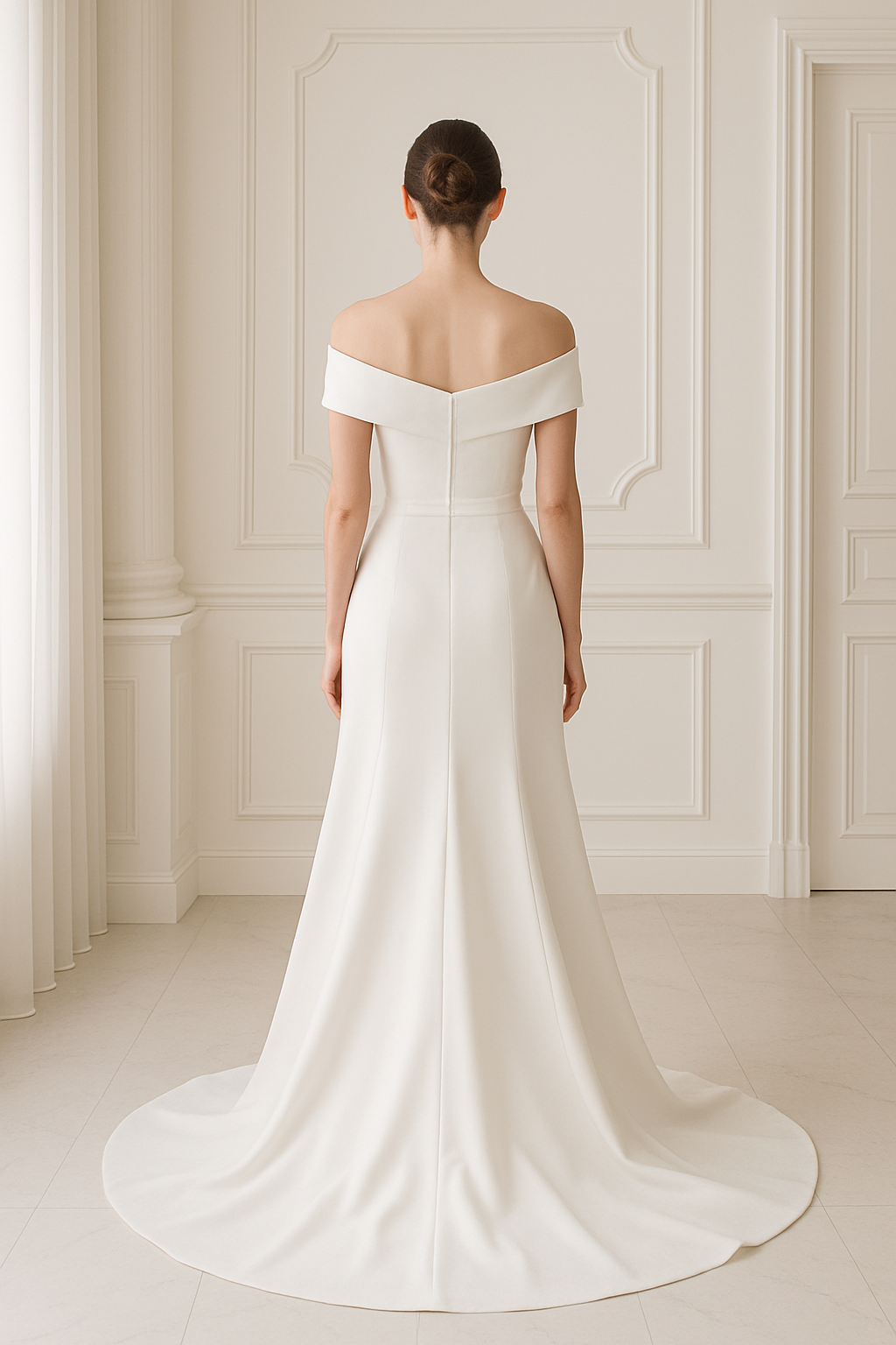 The Classic Off-Shoulder Gown