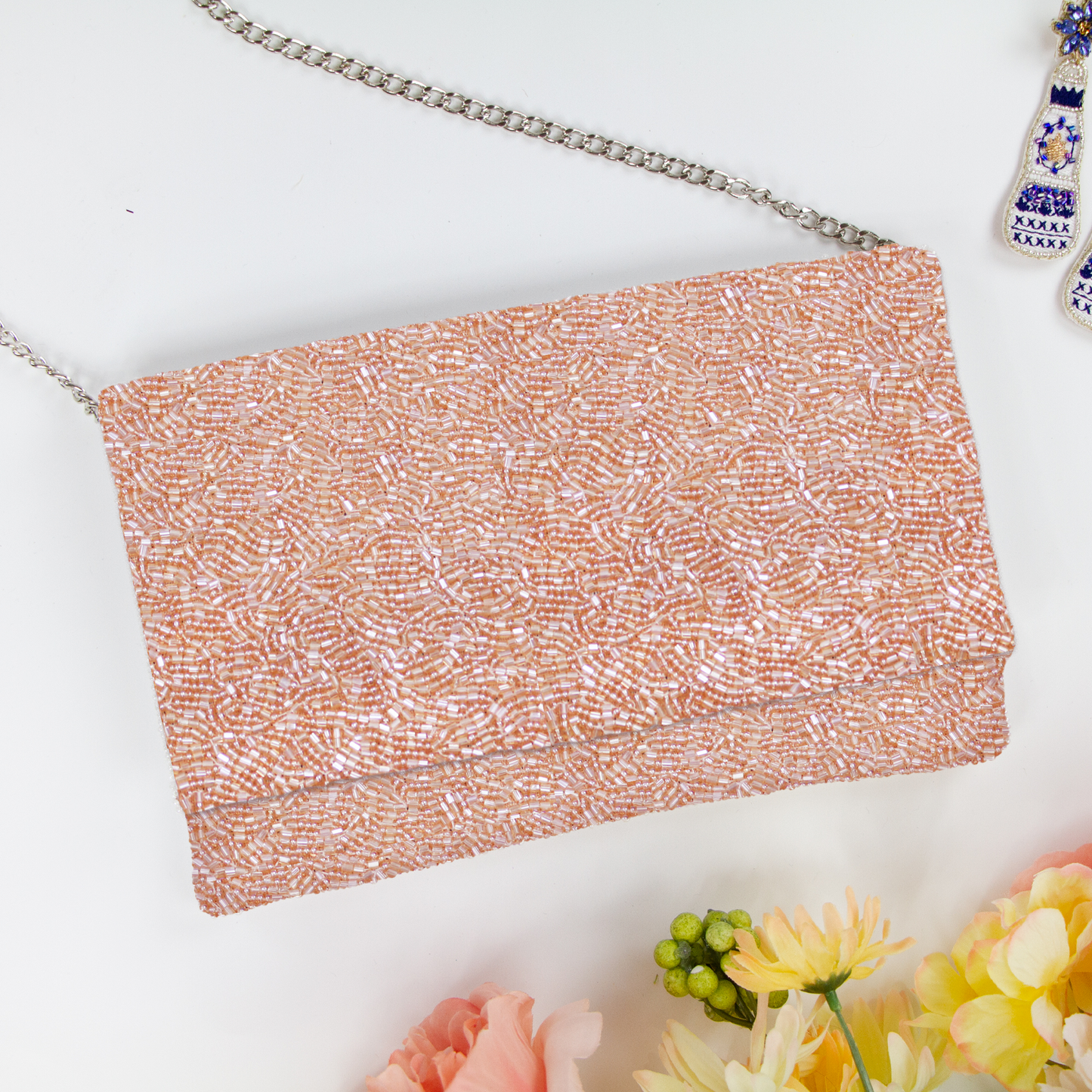 Personalized Beaded Clutch for Anniversary & Birthday Gifts - HHFC