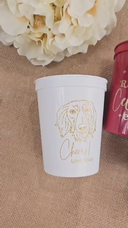 Personalized Wedding Stadium Cups (LP 356)
