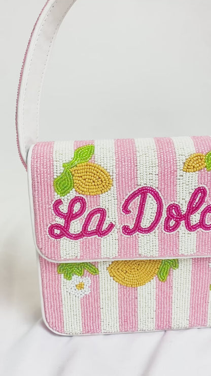 La Dolce Vita Beaded Bag