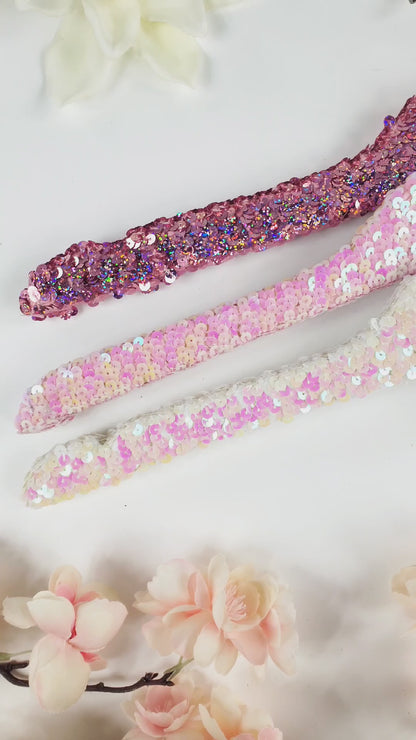 Light Pink Sequin Hanger