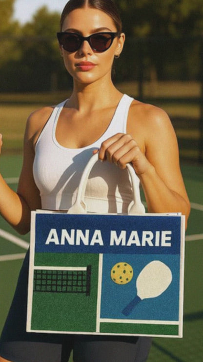 Personalized Pickleball Tote Bag