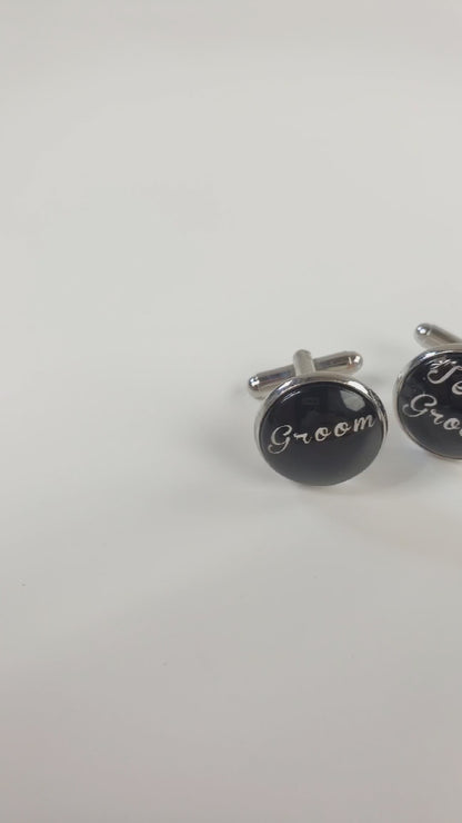 Team Groom Cufflink