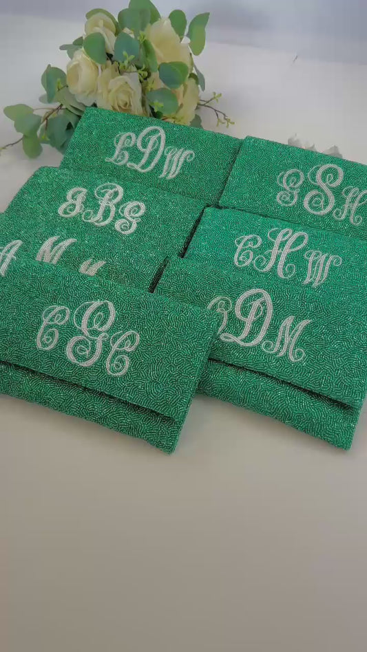 Bridesmaid Beaded Clutch
