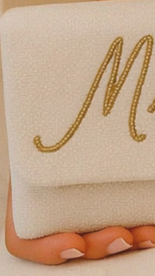 Beaded Barrel Shoulder Purse for Brides