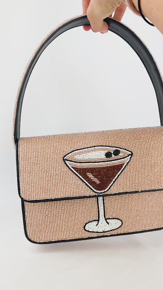 Espresso Martini Beaded Purse