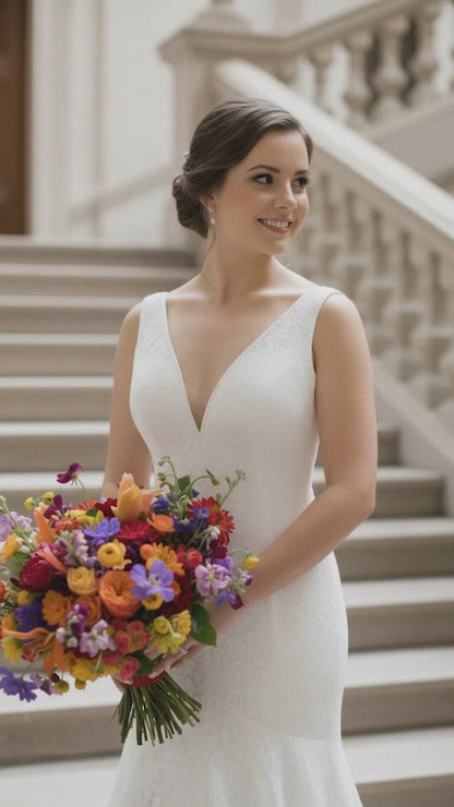 The Lace Train Gown