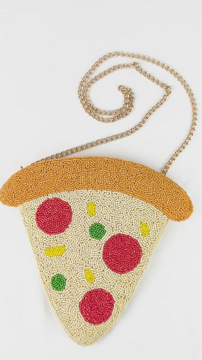 Pizza Clutch Bag