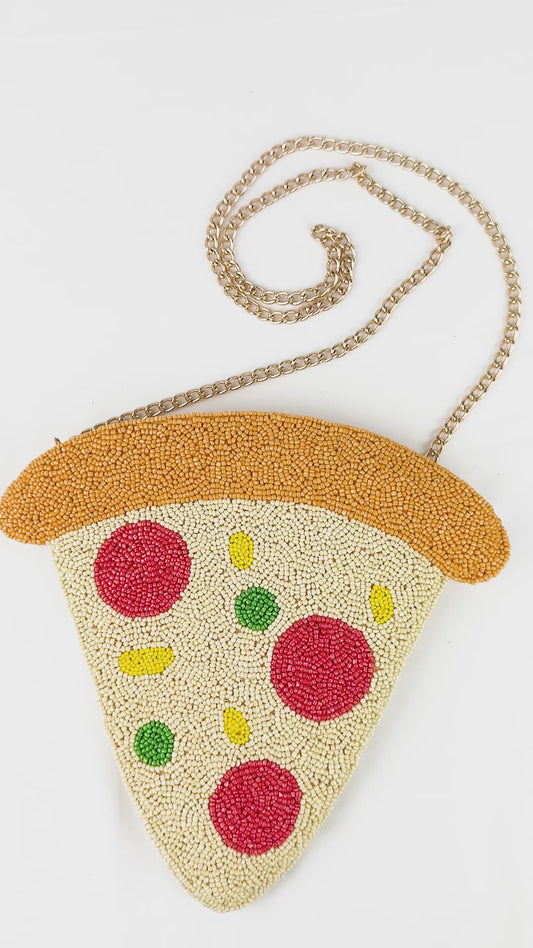 Pizza Clutch Bag
