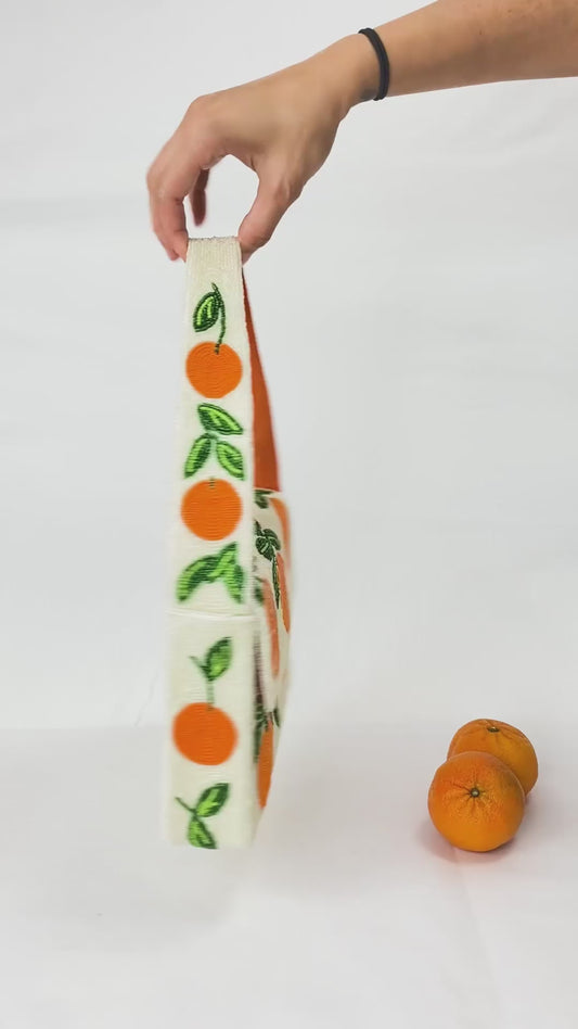 Luxe Orange Shoulder Bag