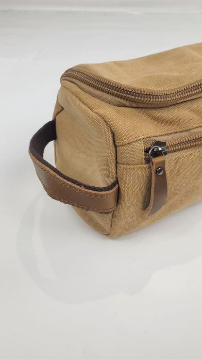 Canvas Toiletry Bag