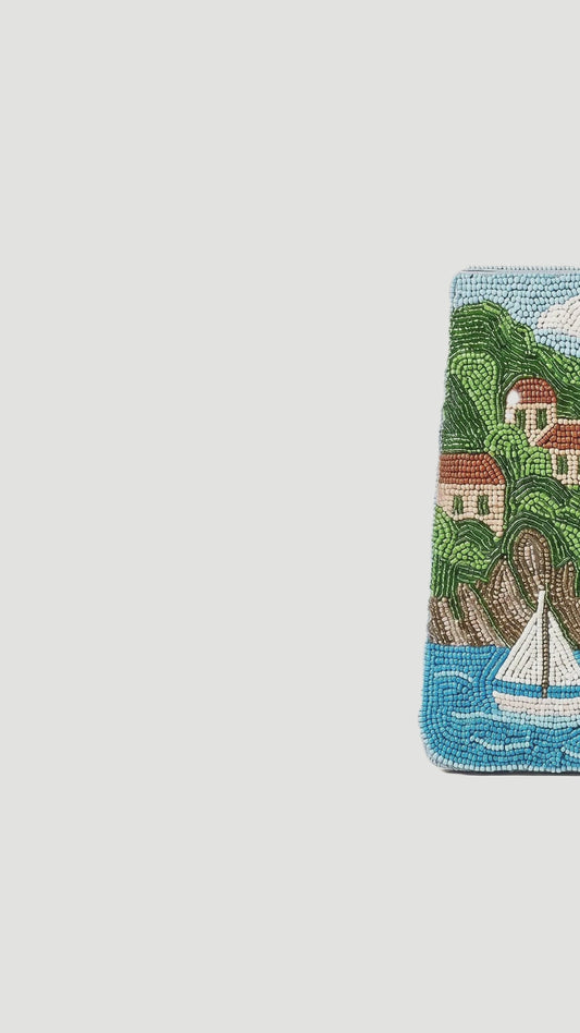 Tropical Beaded Purse