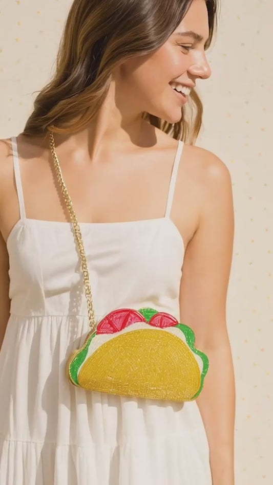 Taco Clutch Bag