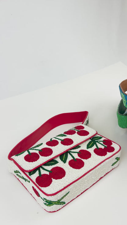 Luxurious Cherry Shoulder Bag