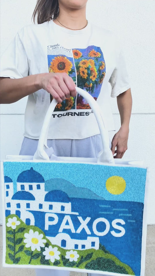 Santorini Escape Tote