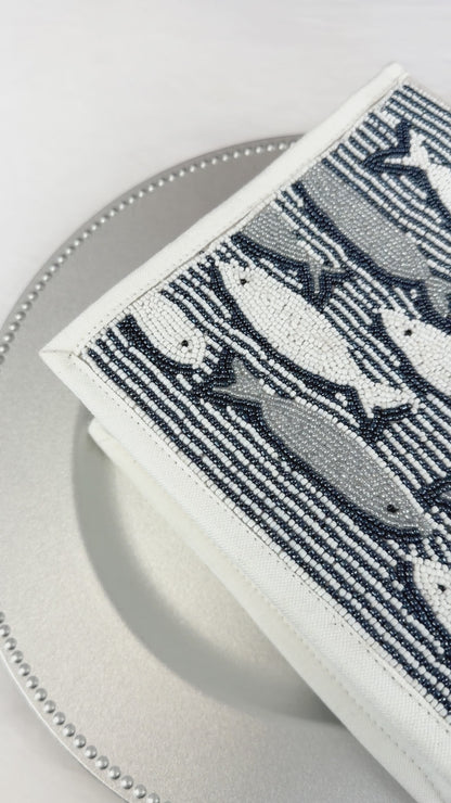 Sardine Beaded Mini Tote